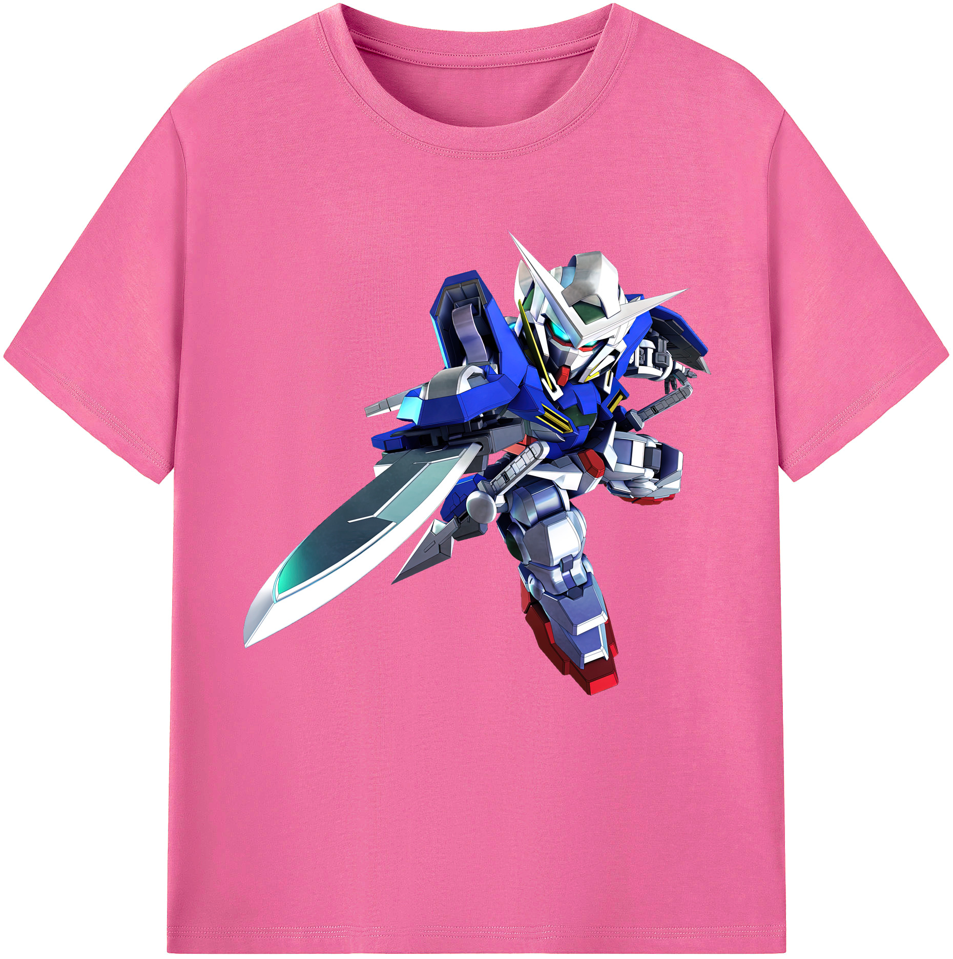 （画像用） 機動戦士ガンダム Mobile Suit Gundam レディースカジュアルプリントTシャツ（綿100％）
